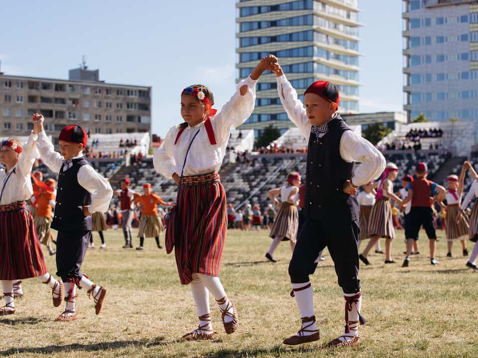 Estonian song and dance festival for children